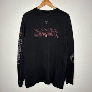 Kendrick Lamar Damn Tour Pray for Me Black Long Sleeve T-Shirt